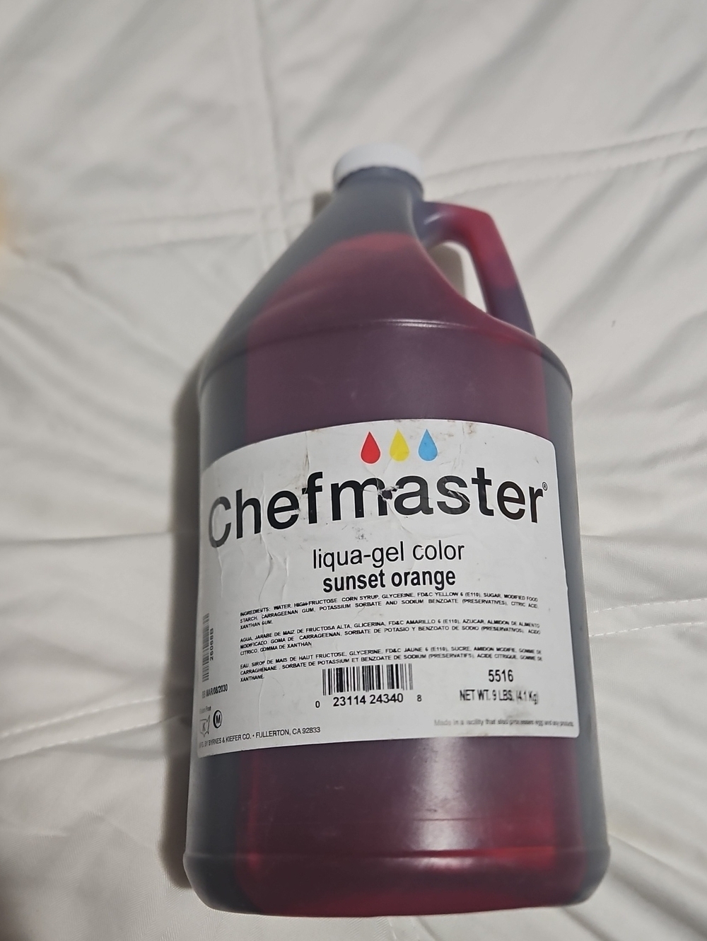 Liqua-Gel Color - Sunset Orange